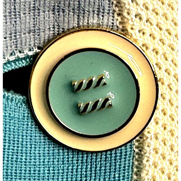 Stizzoli Womens Cardigan Sweater Lana Wool Textured Italy Multicolored Sz 60 - Picture 4 of 9